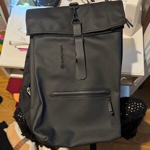 Rains Charcoal Black Backpack